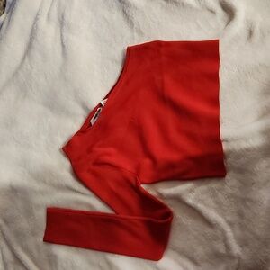 One sleeve off shoulder half shirt